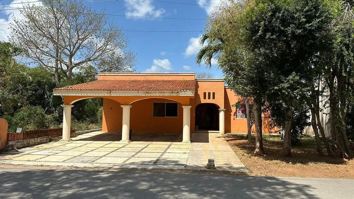 Casa de un piso con amplio terreno en la ceiba, merida 1